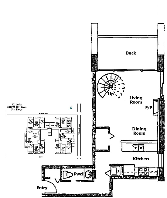Floor plan 512