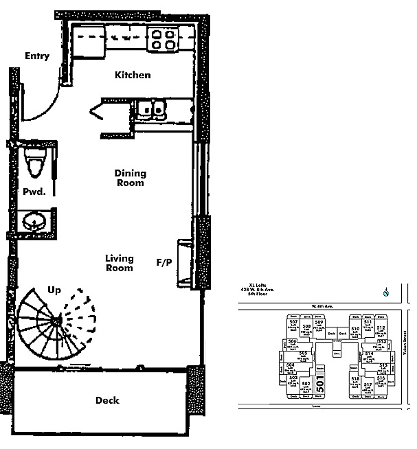 Floor plan 501