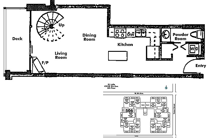 Floor plan 506