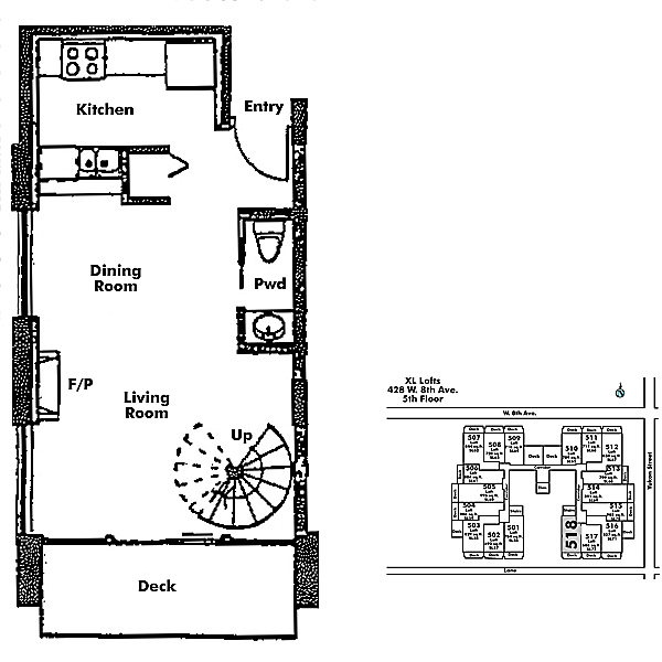 Floor plan 518