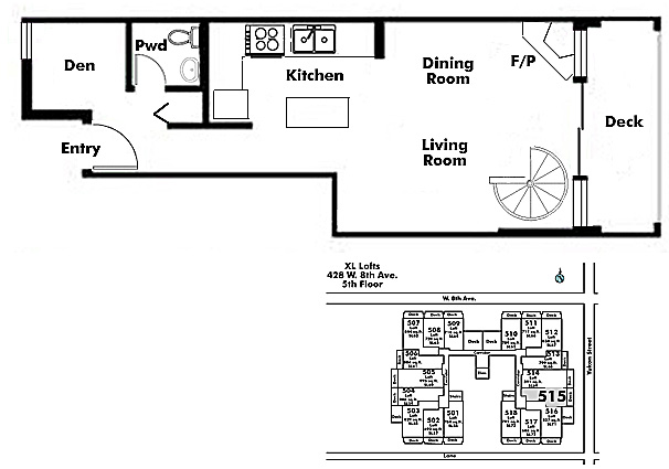 Floor plan 515