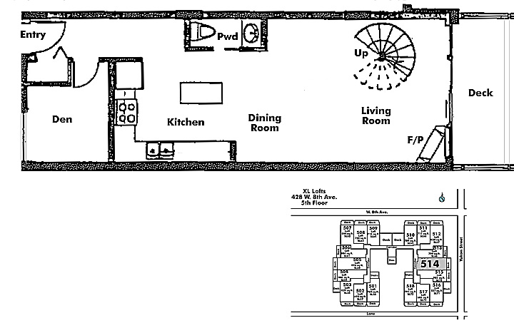 Floor plan 514