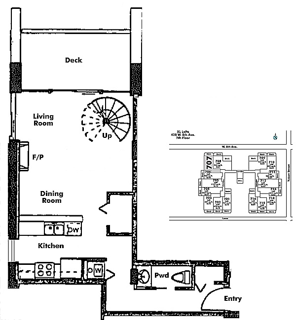 Floor plan 707