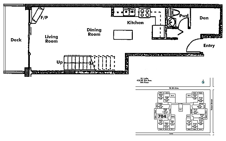 Floor plan 704