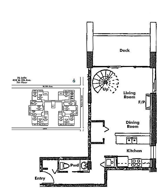 Floor plan 710