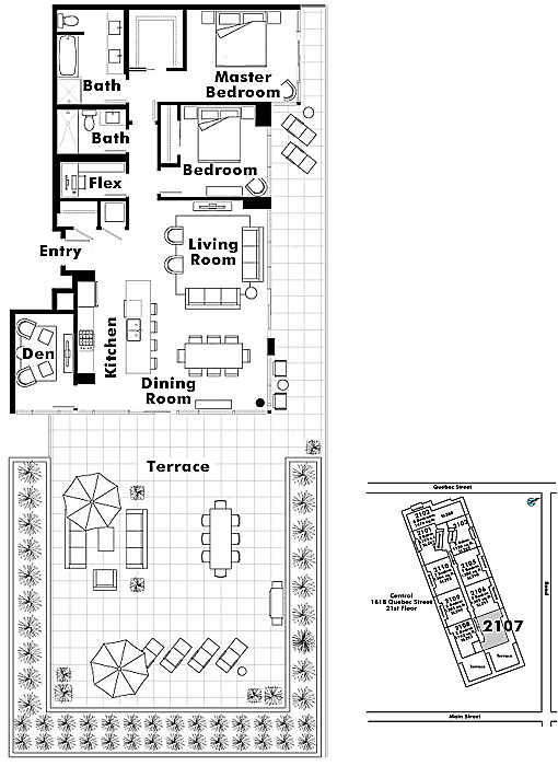 Floor plan 2107