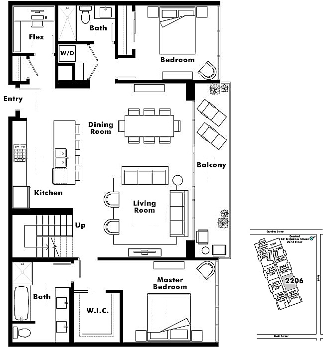 Floor plan 2206