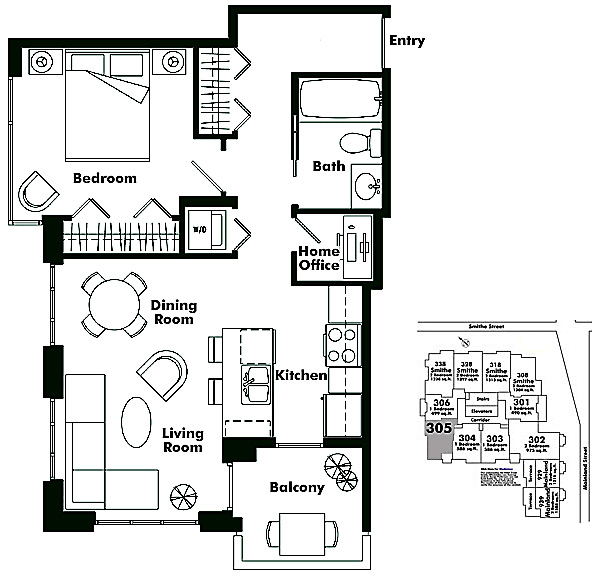Floor plan 305