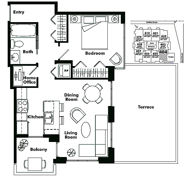 Floor plan 404