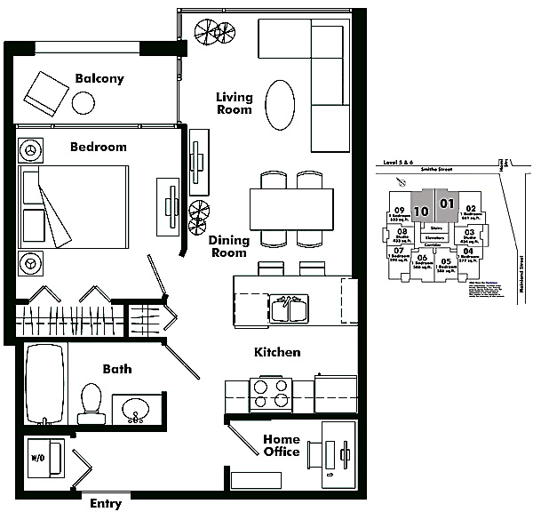 Floor plan 501
