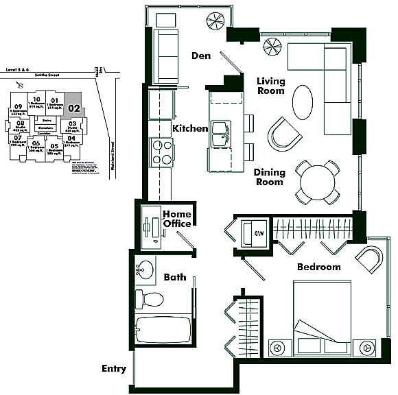 Floor plan 602