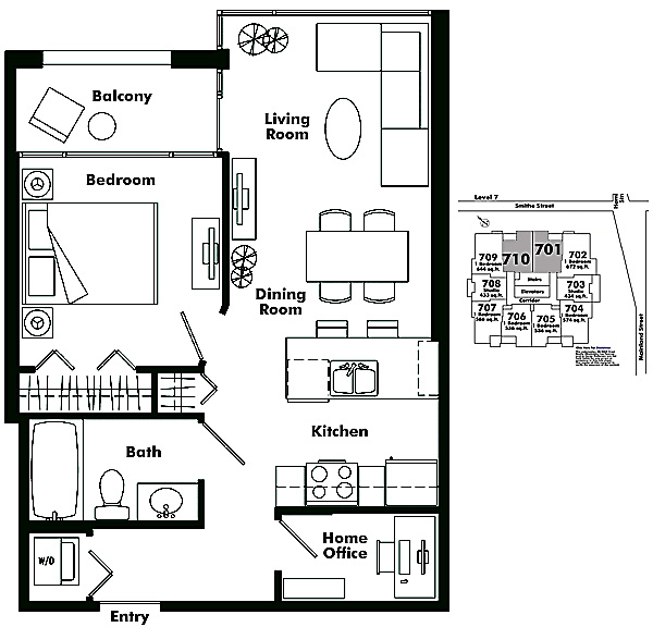 Floor plan 710