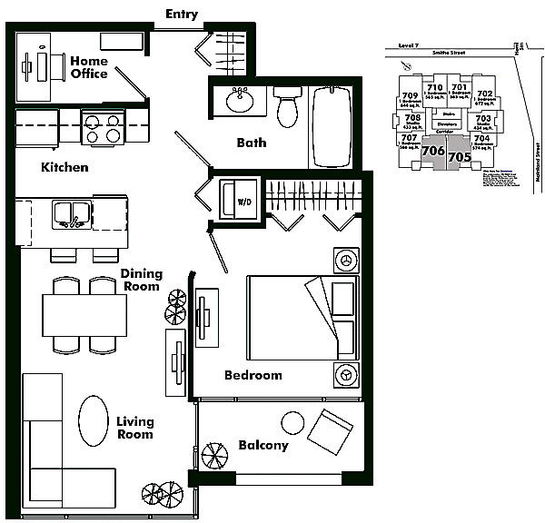 Floor plan 705
