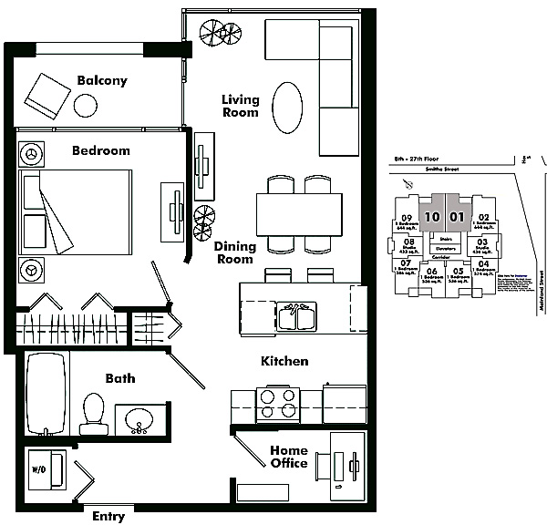 Floor plan 810