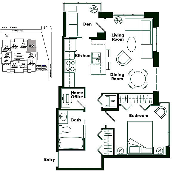 Floor plan 2102