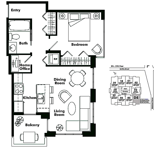 Floor plan 1304