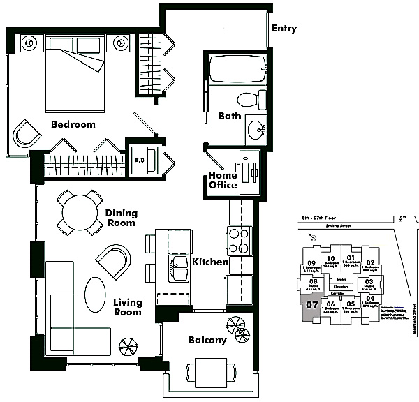 Floor plan 2307