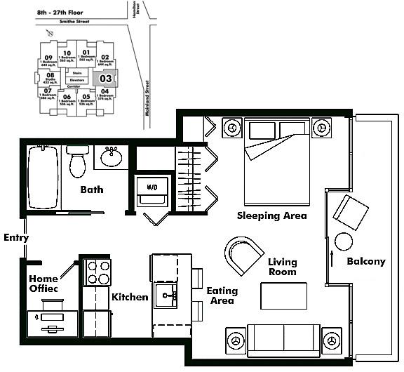 Floor plan 1303