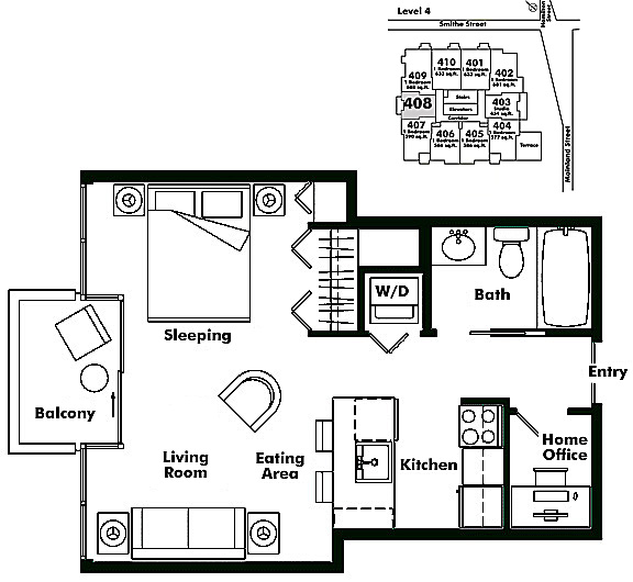 Floor plan 408