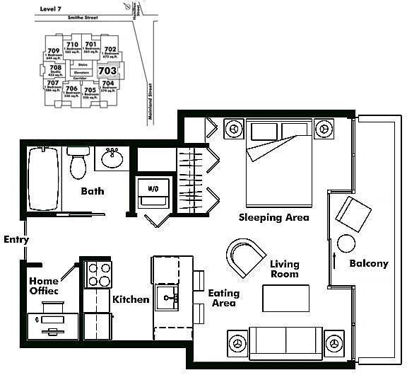 Floor plan 703