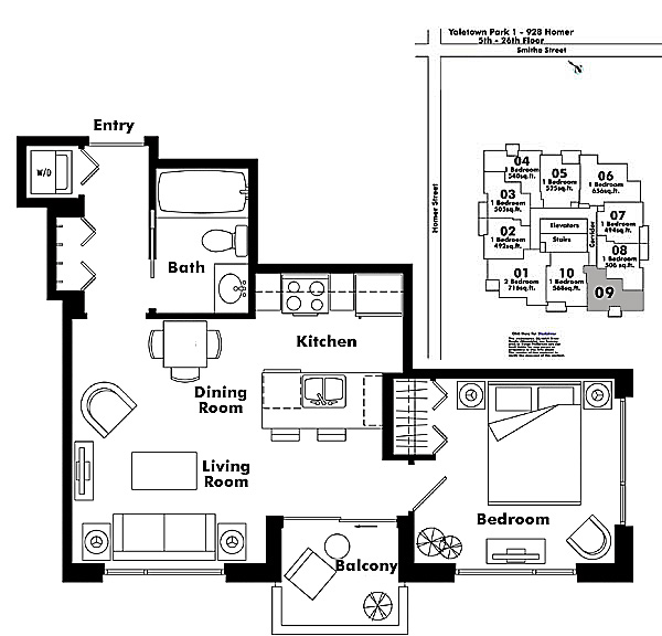 Floor plan 809