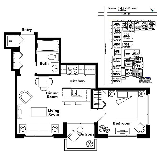 Floor plan 313