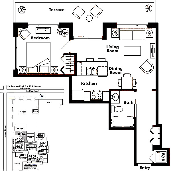 Floor plan 404
