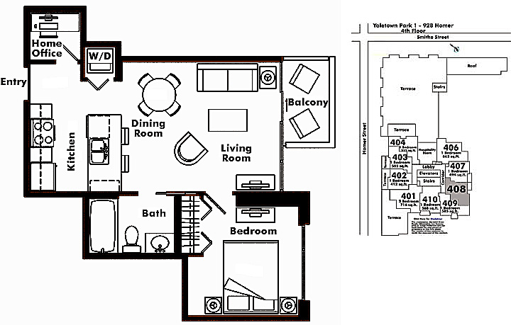 Floor plan 408