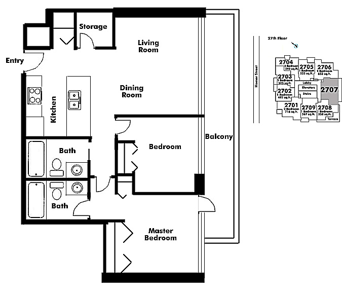 Floor plan 2707