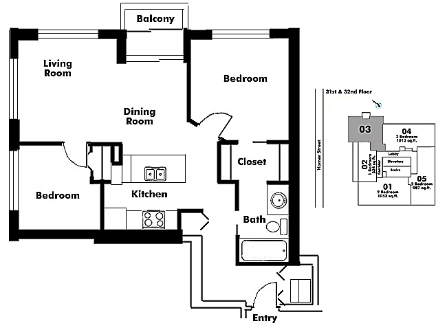 Floor plan 3203