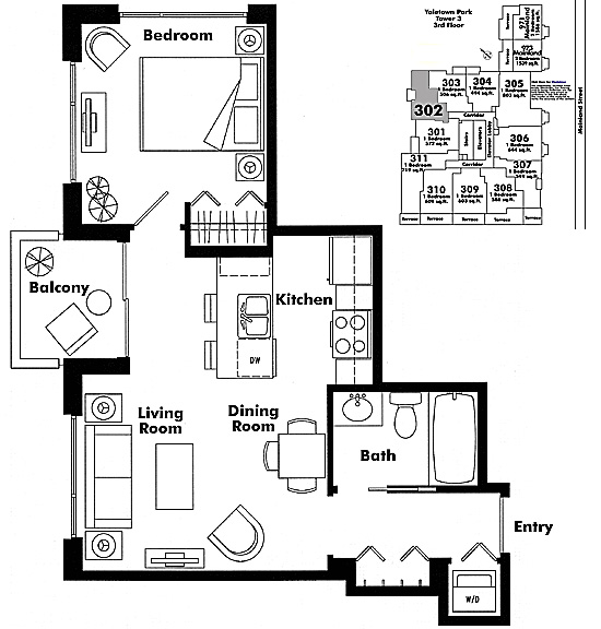 Floor plan 302