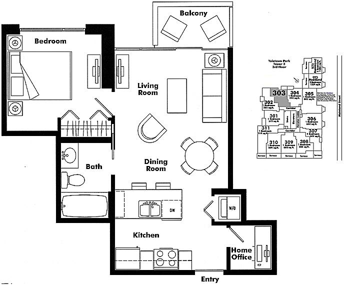 Floor plan 303