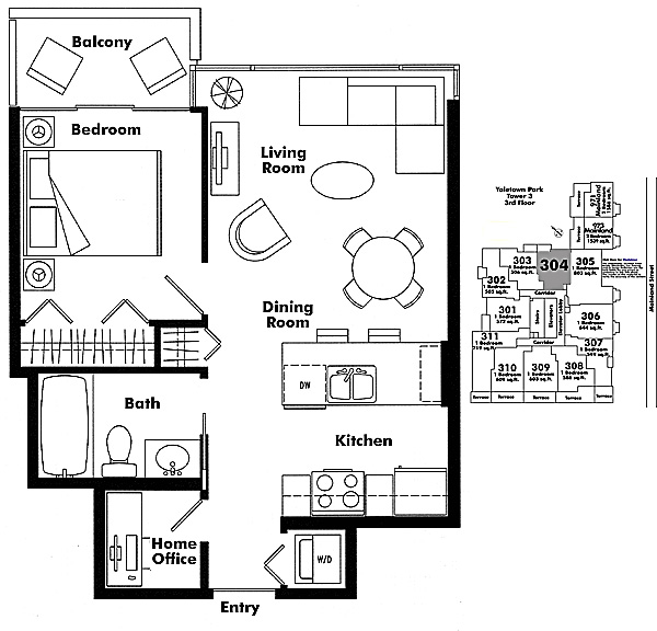 Floor plan 304
