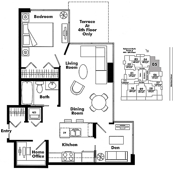 Floor plan 505