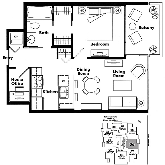 Floor plan 2606