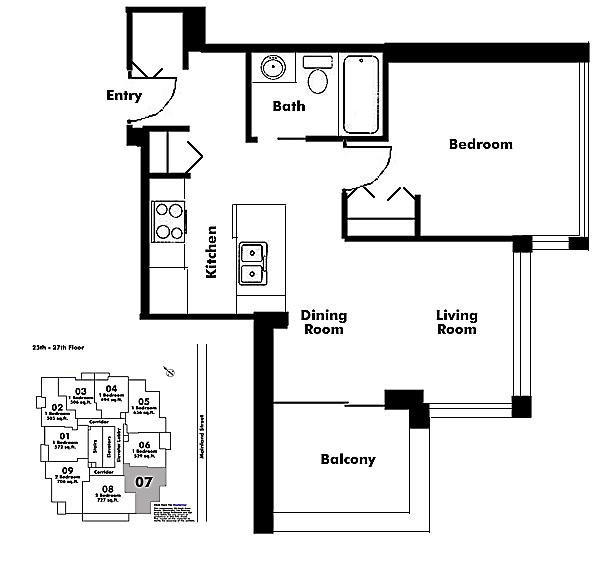 Floor plan 2707