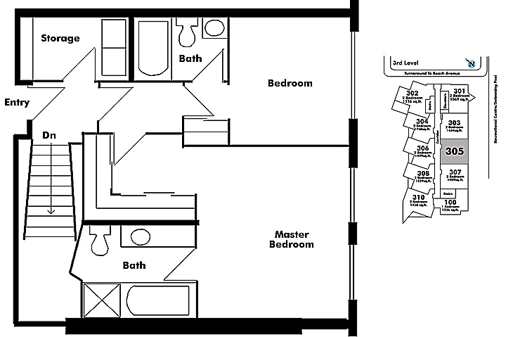 Floor plan 305