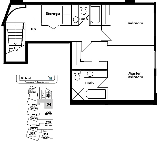 Floor plan 504