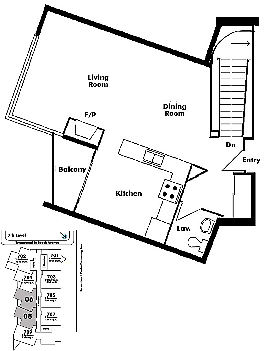 Floor plan 708