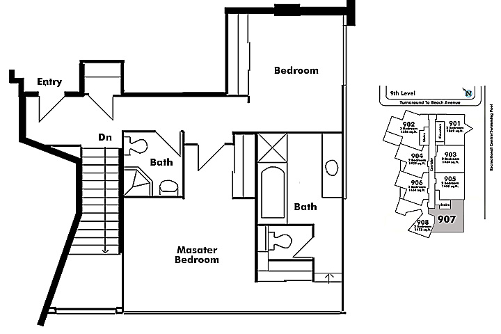 Floor plan 907