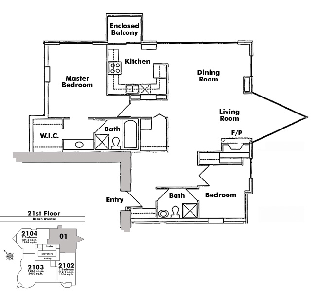 Floor plan 2101