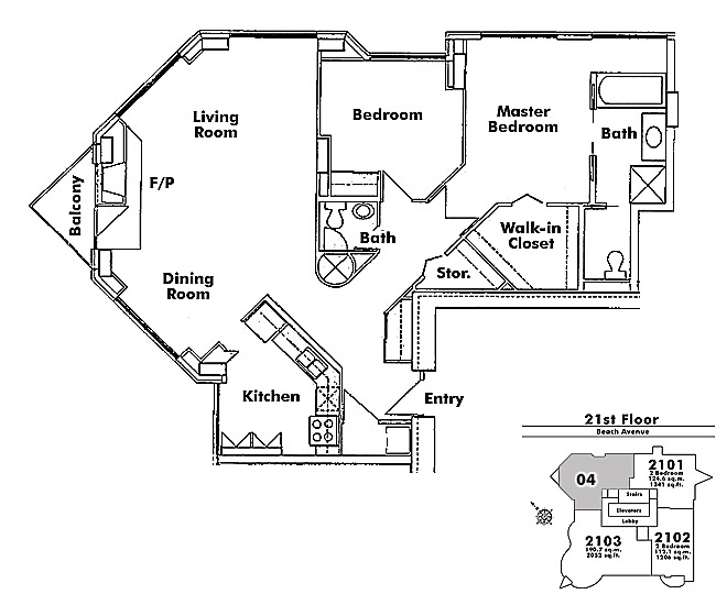 Floor plan 2104