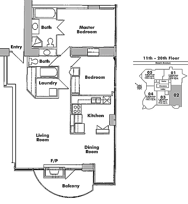 Floor plan 1302