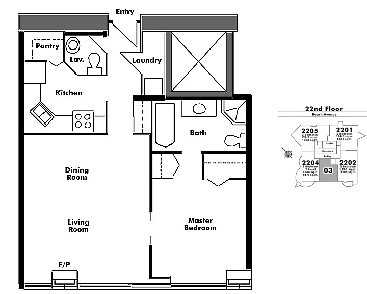 Floor plan 2203