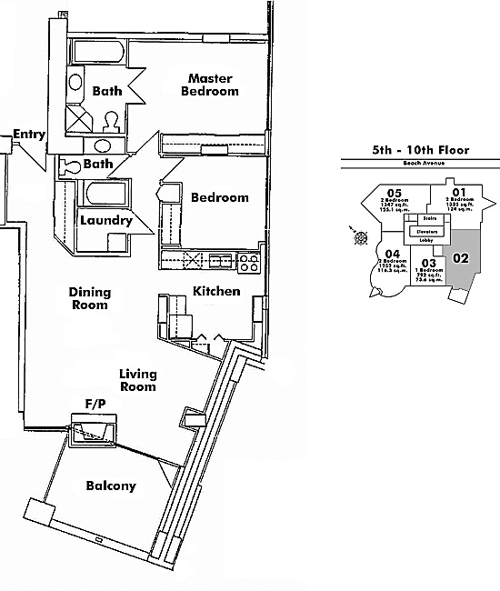 Floor plan 602