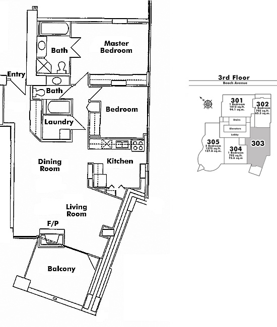Floor plan 303