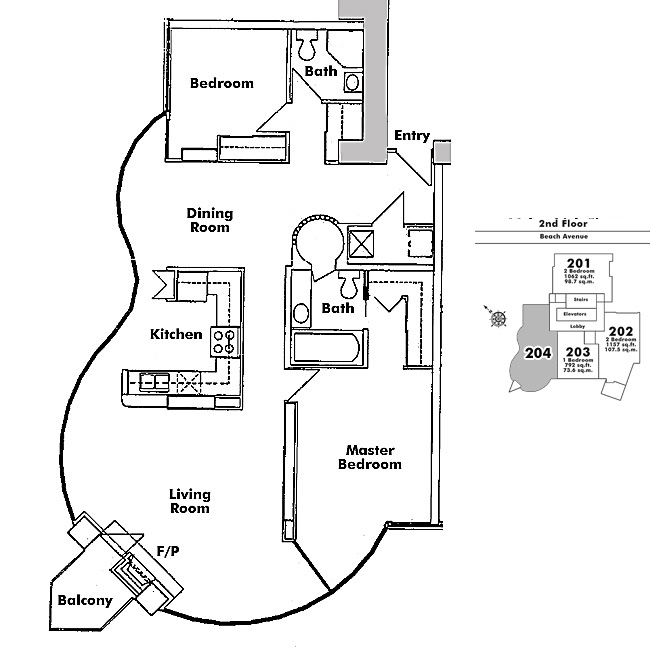 Floor plan 204