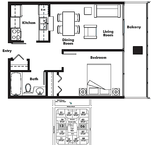 Floor plan 606,13