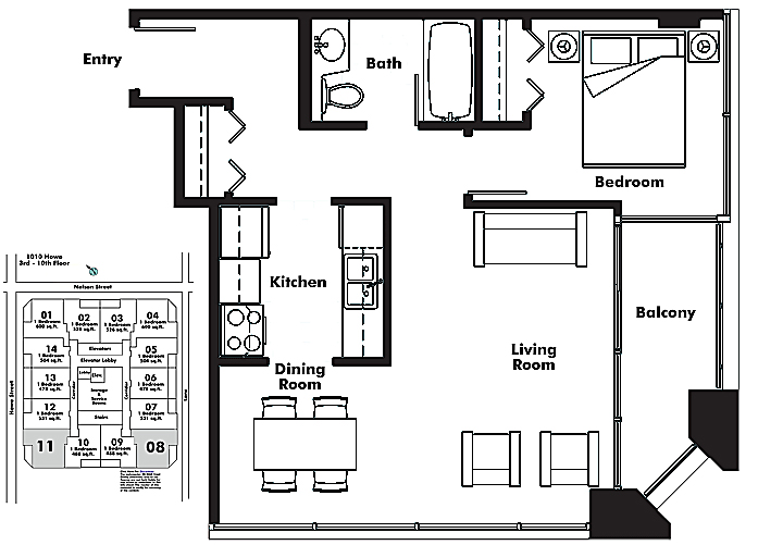 Floor plan 611