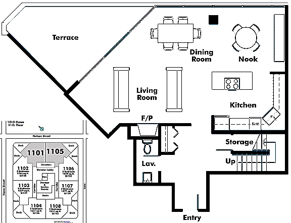 Floor plan 1105